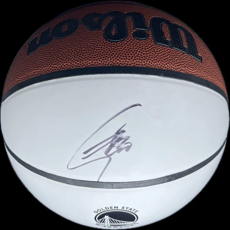 Stephen Curry Golden State Warriors Signed Basketball NBA PSA