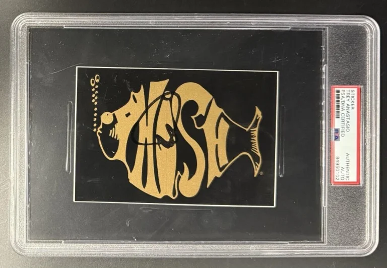Trey Anastasio Signed Autograph PSA/DNA Slabbed Encapsulated Phish Sticker