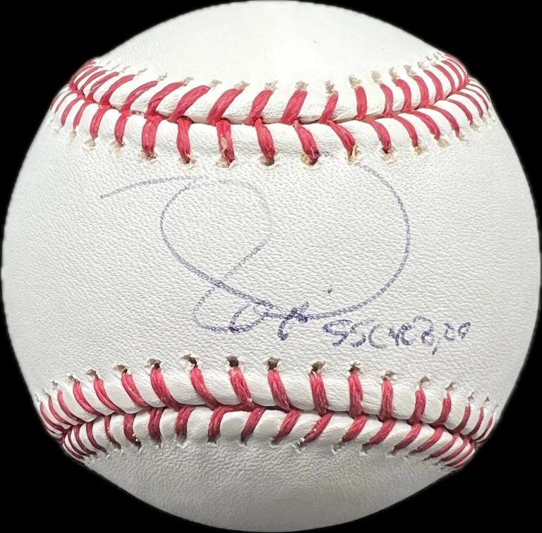 Tim Lincecum San Francisco Giants Signed Baseball MLB PSA