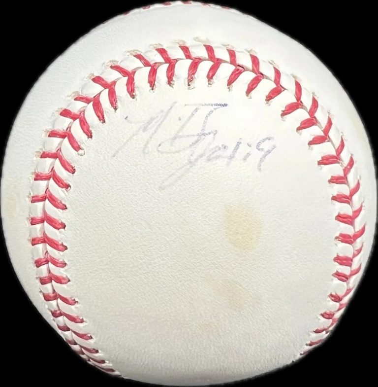 Madison Bumgarner San Francisco Giants Signed Baseball MLB PSA