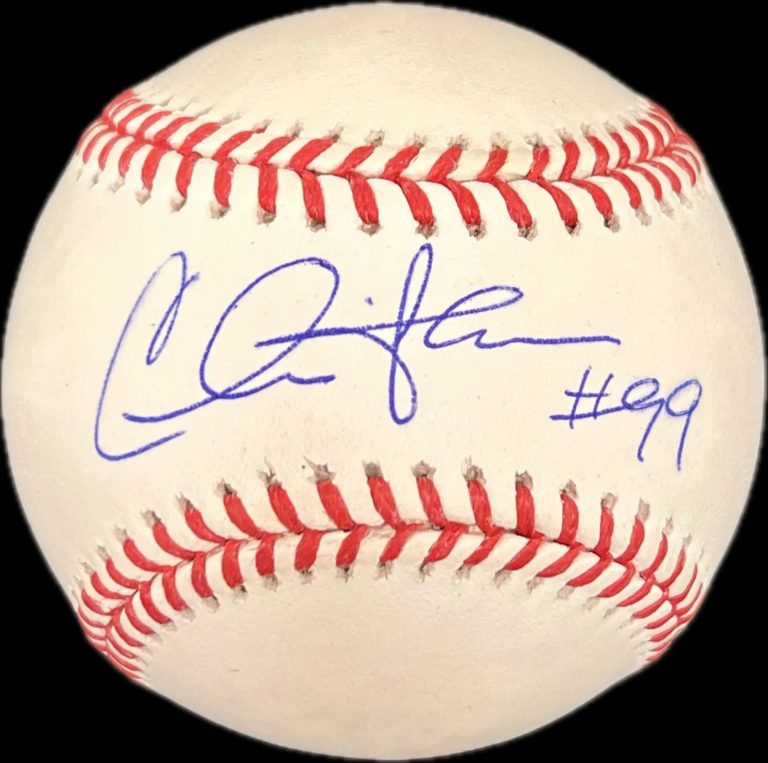 Charlie Sheen Cleveland Indians Signed Baseball MLB PSA