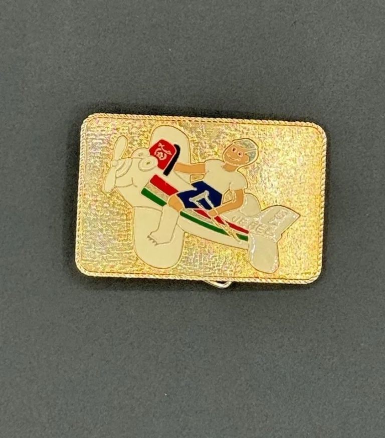VINTAGE BELT BUCKLE  1992 El Jebel Shrine USA Rare Collectible