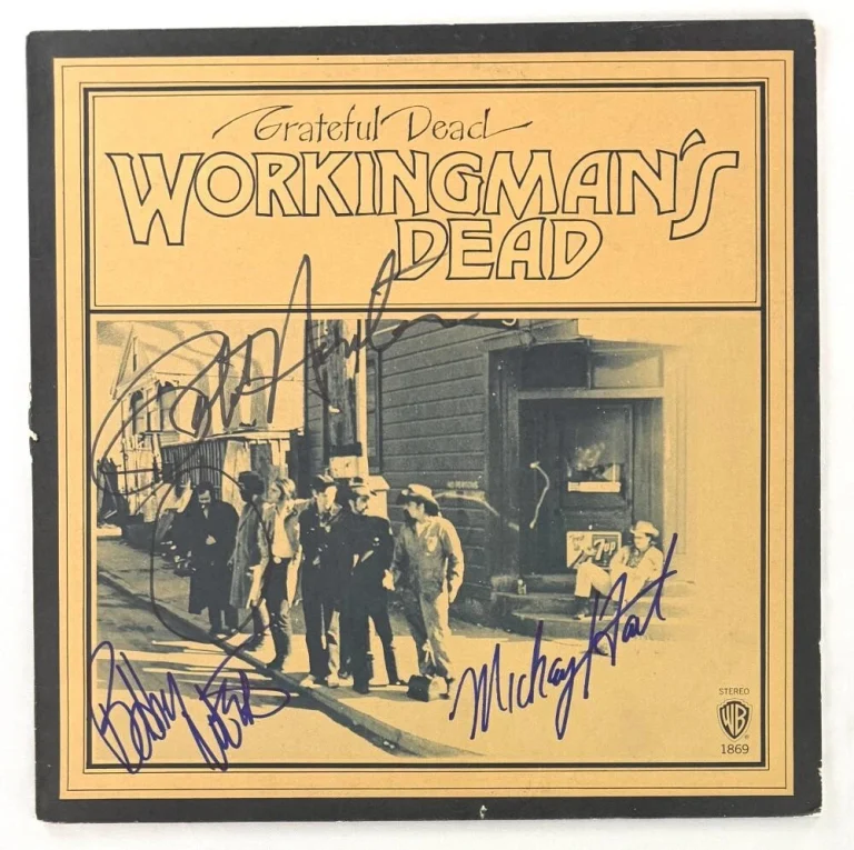 Bob Weir Robert Hunter & Hart Signed Autograph Grateful Dead Album Record w/ JSA