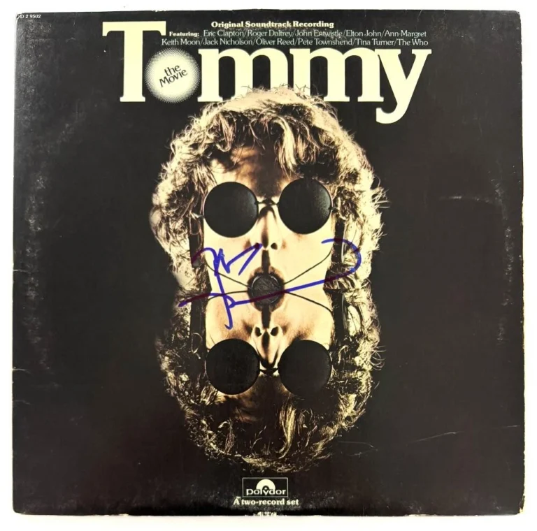 Pete Townshend Signed Autograph The Who Tommy Movie Album Record w/ Beckett COA