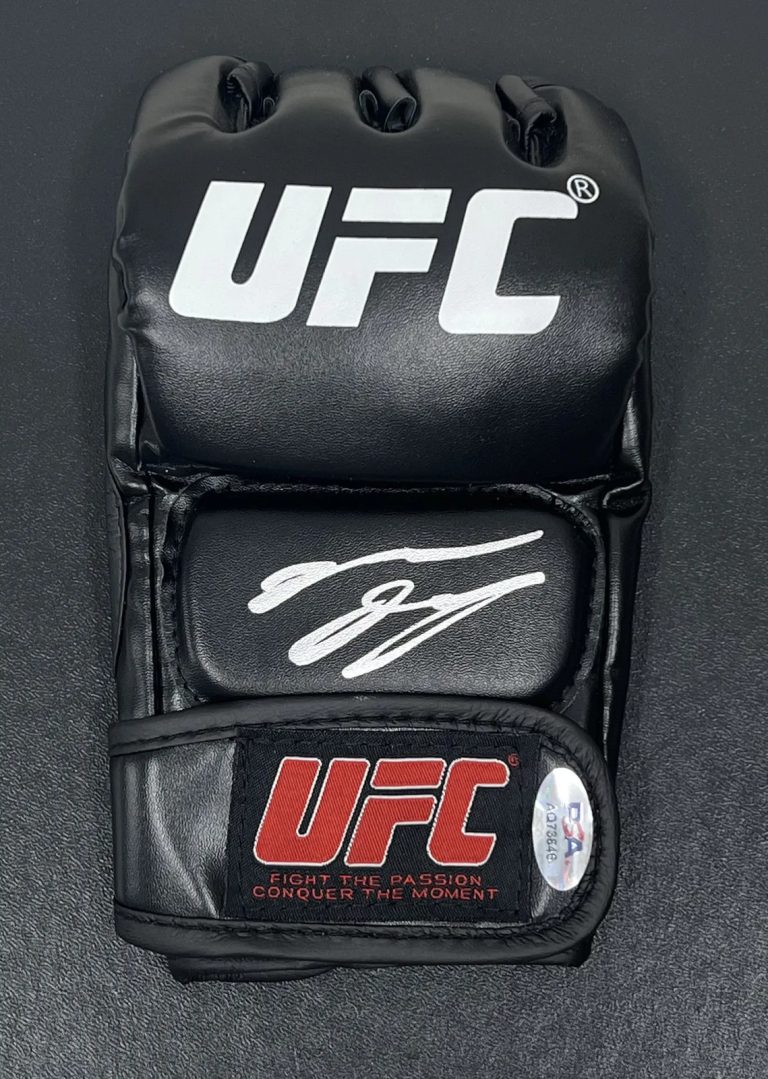 Nate Diaz Signed UFC Glove PSA Autographed MMA