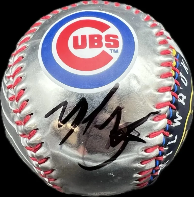 Mike Montgomery Signed MLB Baseball JSA Chicago Cubs