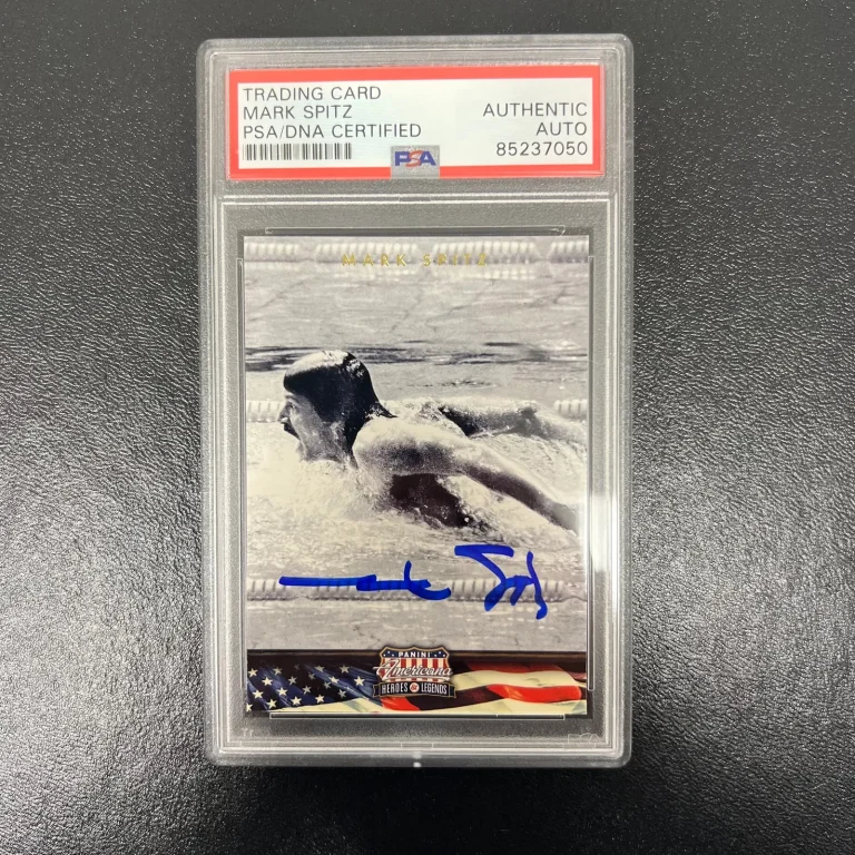 2012 Panini Americana Heroes & Legends#79 Mark Spitz Signed Card PSA Autographed