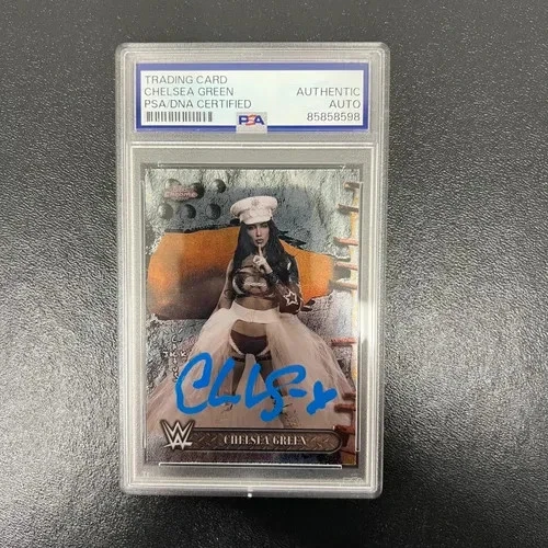 2025 Topps Chrome #61 Chelsea Green Signed Card PSA Autographed