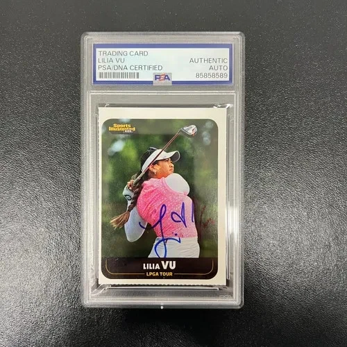 Sports Illustrated Kids#1072 Highest Pop Lilia Vu Signed Card PSA Autographed