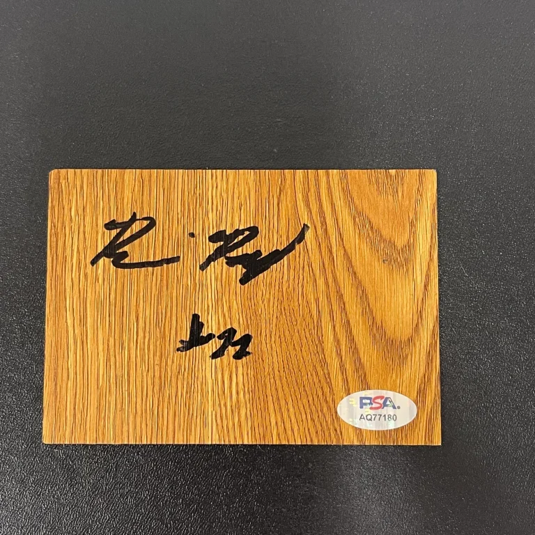 Brandin Podziemski Golden State Warriors Signed Floorboard NBA PSA