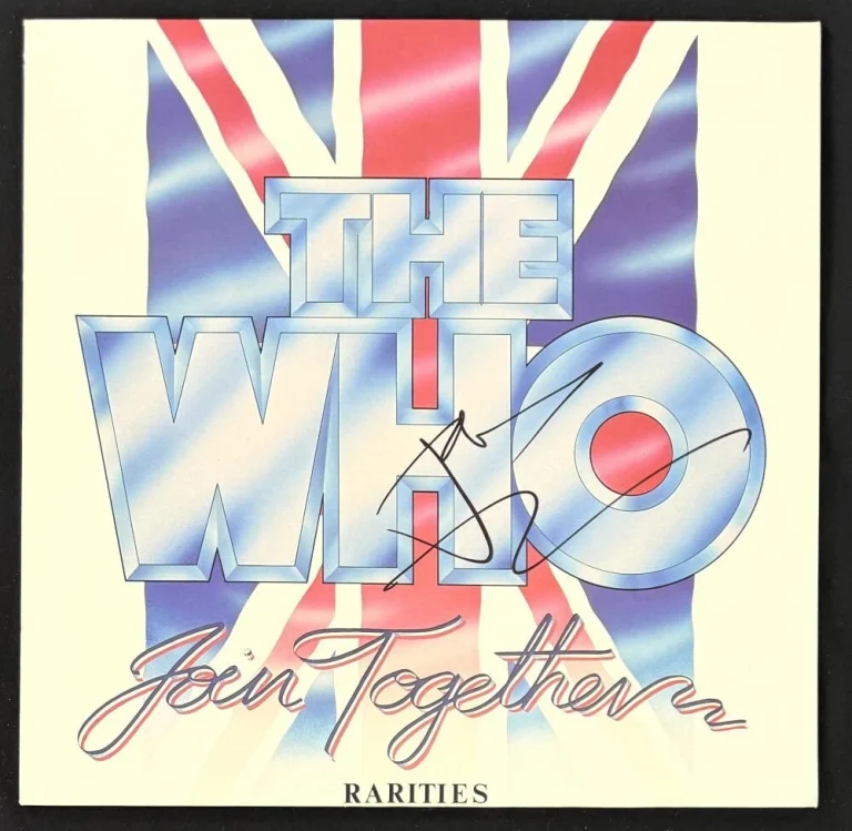 Pete Townshend Signed Autograph The Who Rarities Album Vinyl Record w/ JSA COA