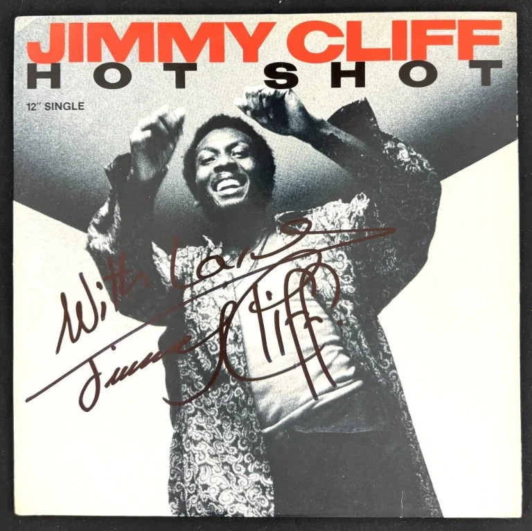 Jimmy Cliff Signed Autograph Rebirth Album Vinyl Record LP w/ JSA COA