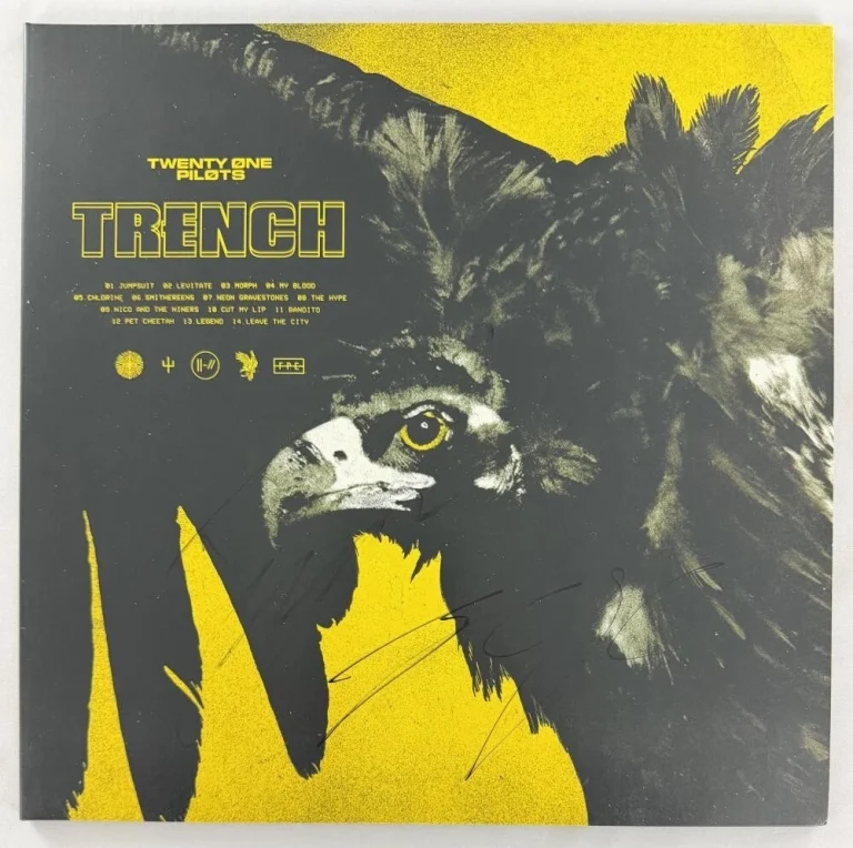 Twenty One Pilots Signed Autograph Trench Album Record - Josh & Tyler w/ JSA COA