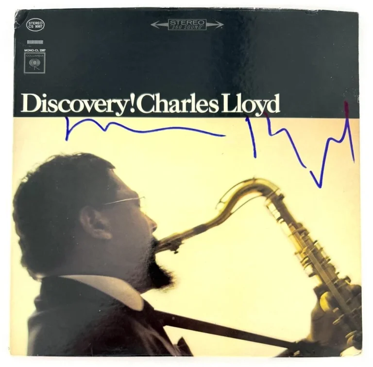 Charles Lloyd Signed Autograph Discovery! Album Vinyl Record LP w/ JSA COA