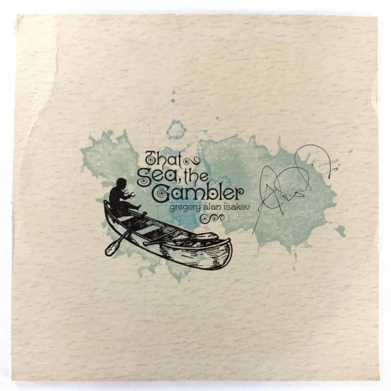Gregory Alan Isakov Signed Autograph That Sea, the Gambler Album Record JSA COA