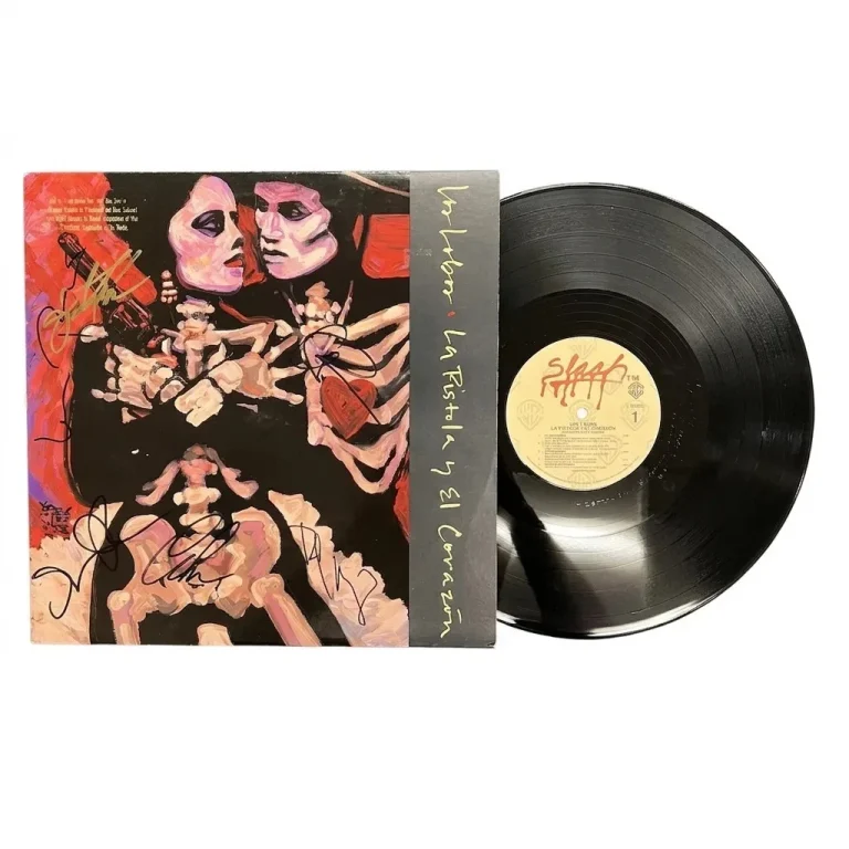 Los Lobos Signed La Pistola y El Corazón Vinyl PSA Album Autographed