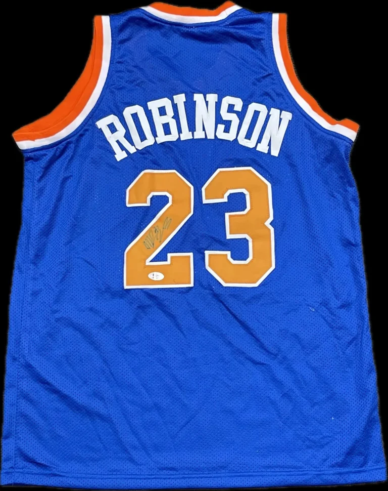 Mitchell Robinson Signed Jersey PSA New York Knicks Autographed