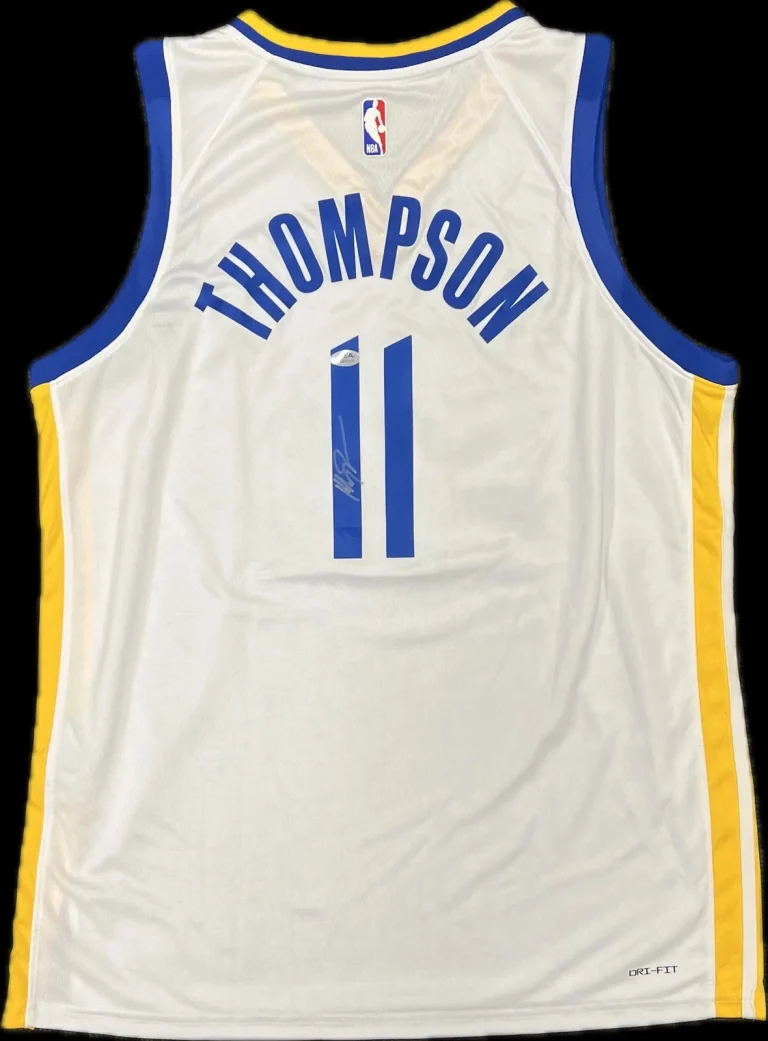 Klay Thompson Signed Jersey PSA Golden State Warriors Autographed