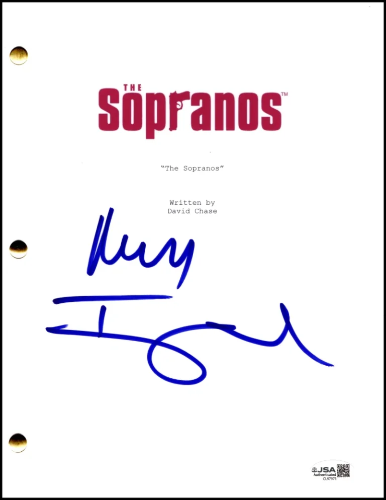 Michael Imperioli Signed Autograph The Sopranos Script Screenplay w/ JSA COA