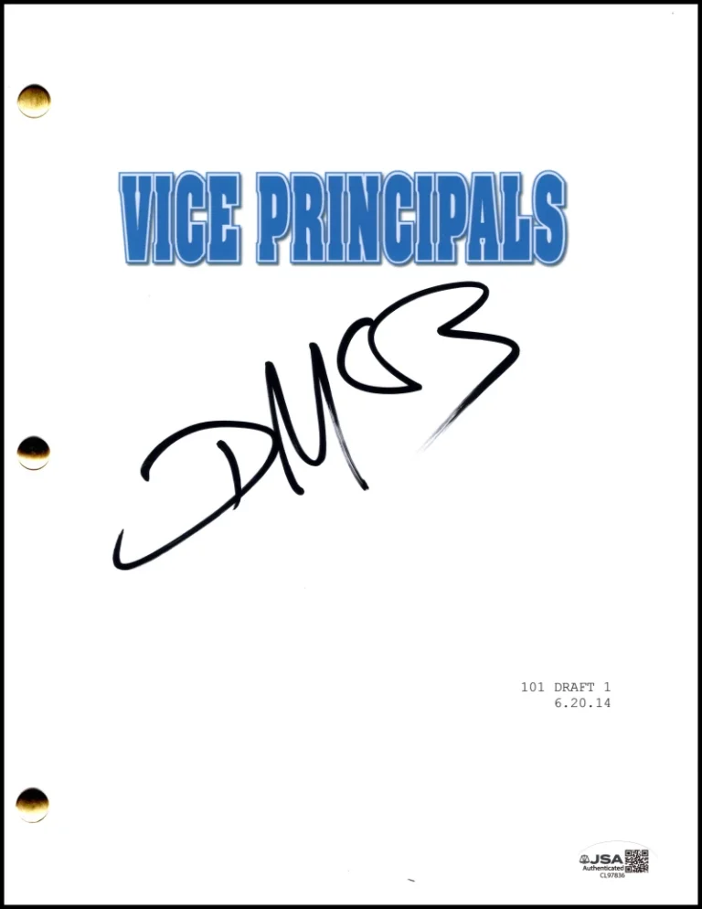 Danny McBride Signed Autograph Vice Principals Pilot Script Screenplay JSA COA