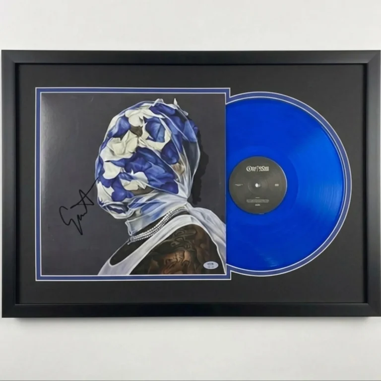 Gunna Signed One of Wun Custom Framed Vinyl Album PSA Autographed