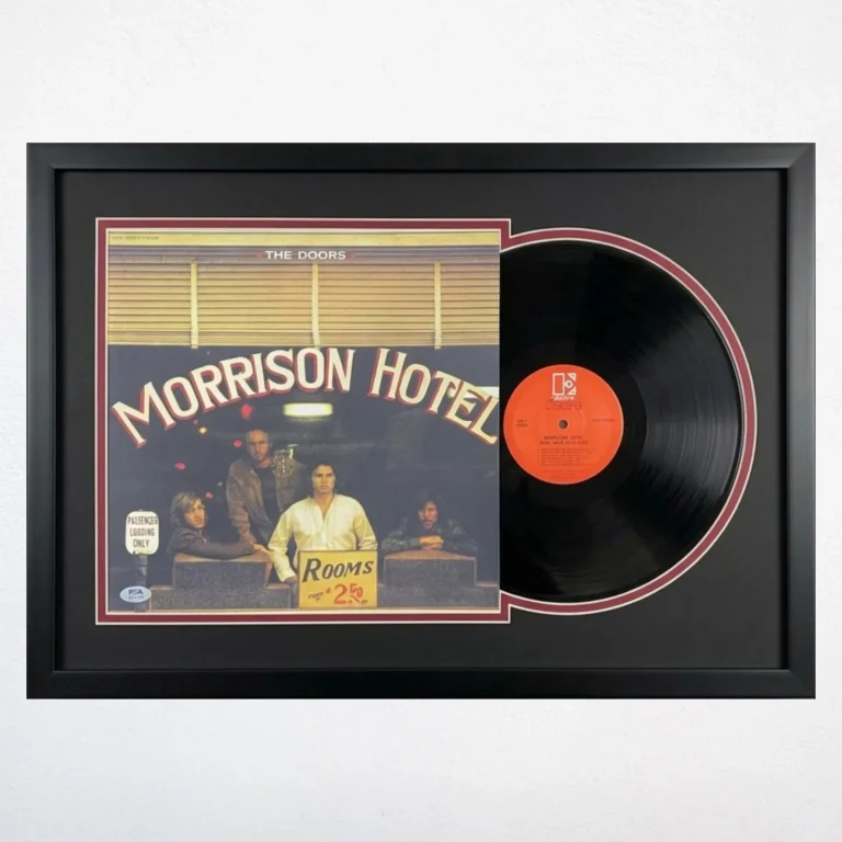 Henry Diltz Signed Morrison Hotel Custom Framed Vinyl Album PSA Autographed