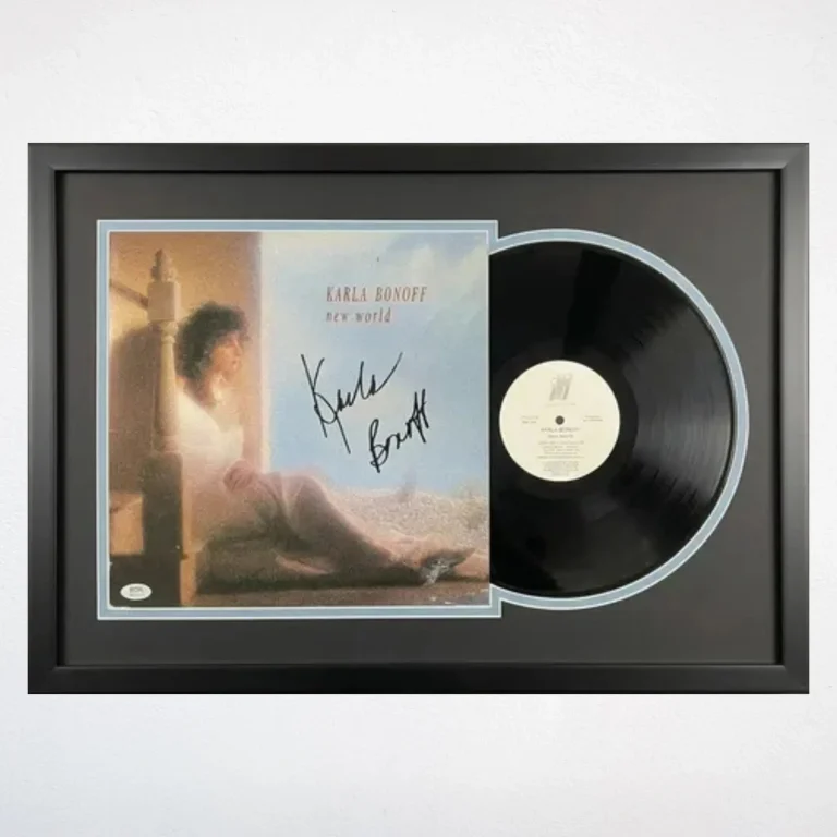Karla Bonoff Signed New World Custom Framed Vinyl PSA Album Autographed