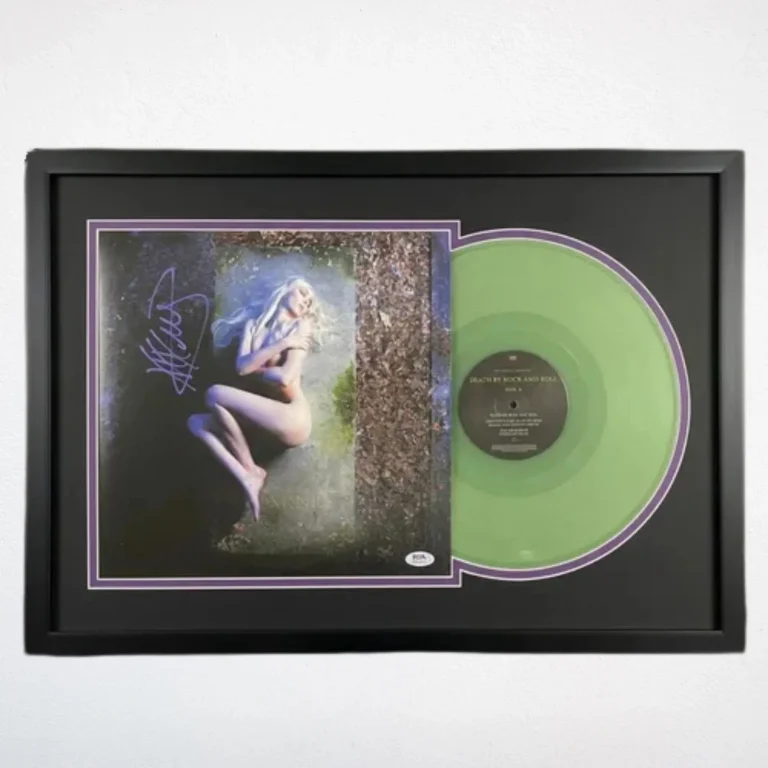 Taylor Momsen Signed Death by Rock and Roll Custom Framed Vinyl PSA Album Auth