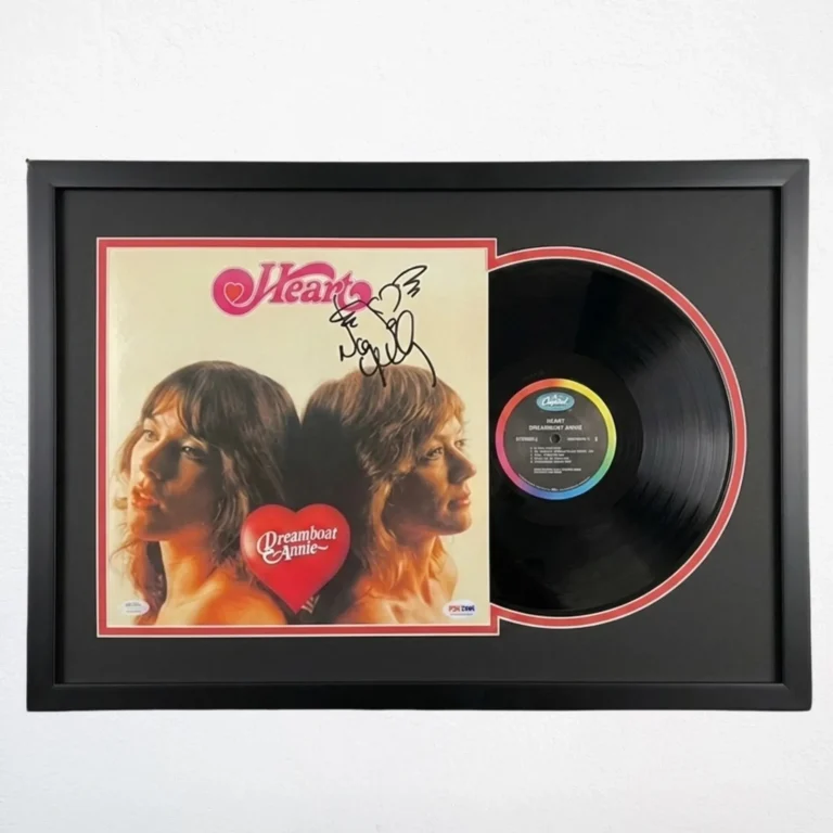 Nancy Wilson  Signed Dreamboat Annie Customed Framed Vinyl PSA Album Auth