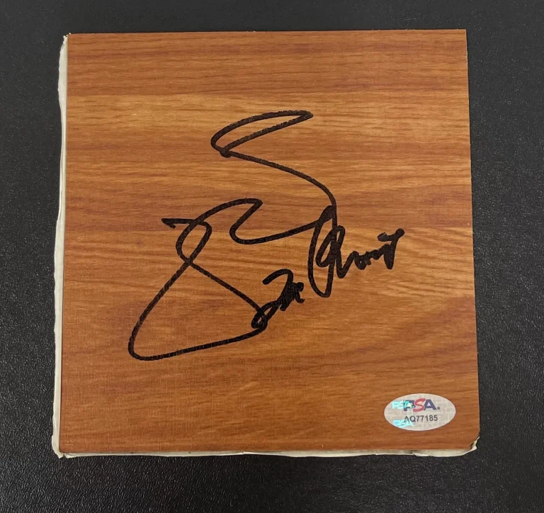Mike Miller Orlando Magic Signed Floorboard NBA PSA