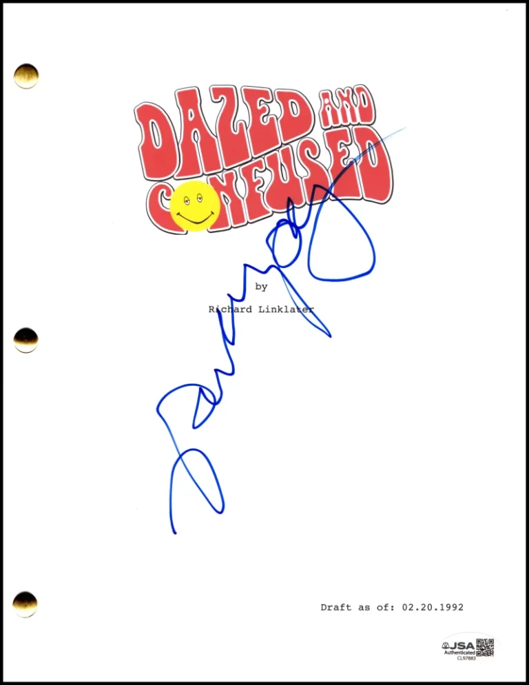Parker Posey Signed Autograph Dazed and Confused Script Screenplay Darla JSA COA