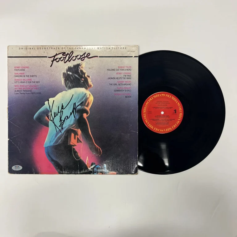 Karla Bonoff Signed soundtrack for Footloose Vinyl Album PSA
