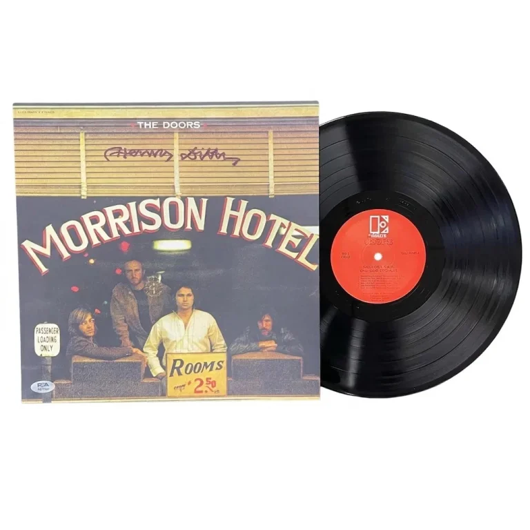 Henry Diltz Signed Morrison Hotel Vinyl Album PSA Autographed