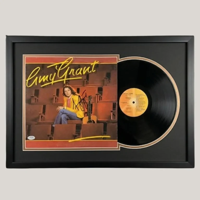 Amy Grant Signed Custom Framed Vinyl Album PSA Autographed