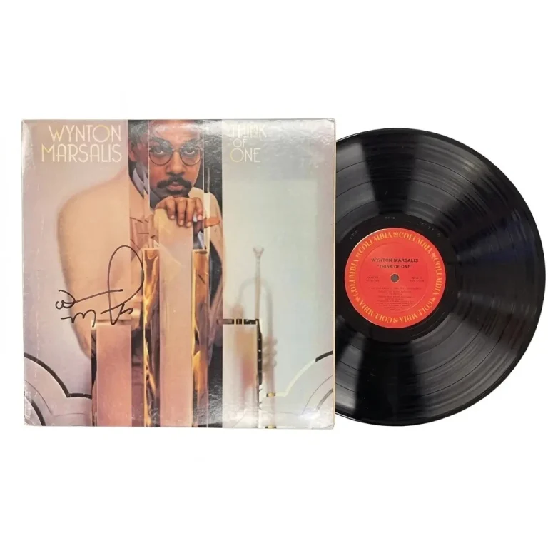Wynton Marsalis Signed Think of One Viny Album PSA Autographed