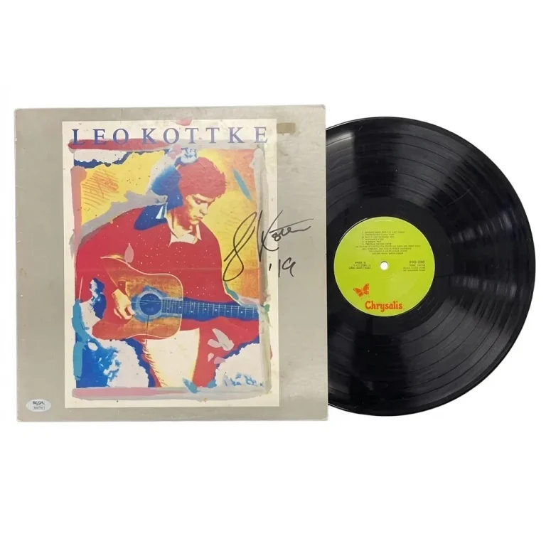 Leo Kottke Signed Leo Kottke Viny Album PSA Autographed