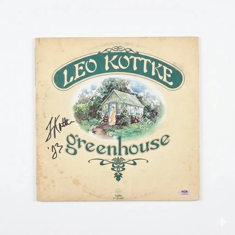 Leo Kottke Signed Greenhouse Vinyl PSA Album Autographed