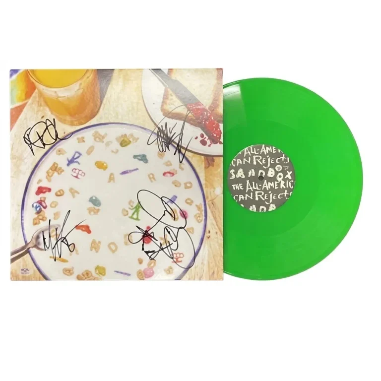 All American Rejects Signed Sand Box Vinyl PSA Music