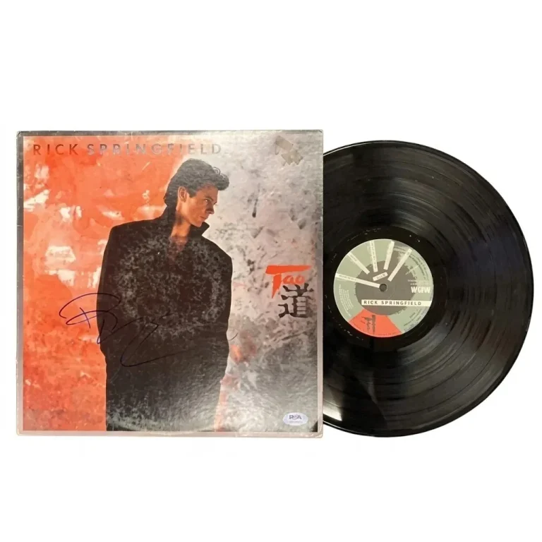 Rick Springfield  Signed Tao Vinyl PSA Album Autographed