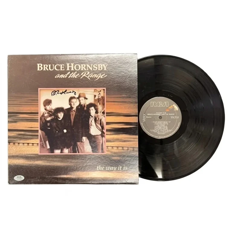 Bruce Hornsby Signed The Way It Is Vinyl PSA Album Autographed