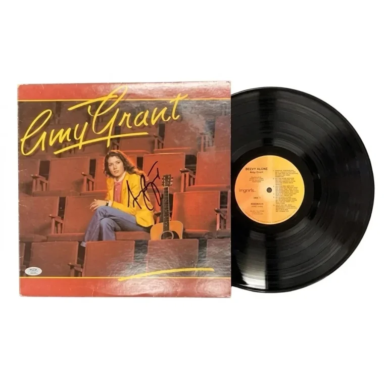Amy Grant Signed  Never Alone Vinyl PSA Album Autographed