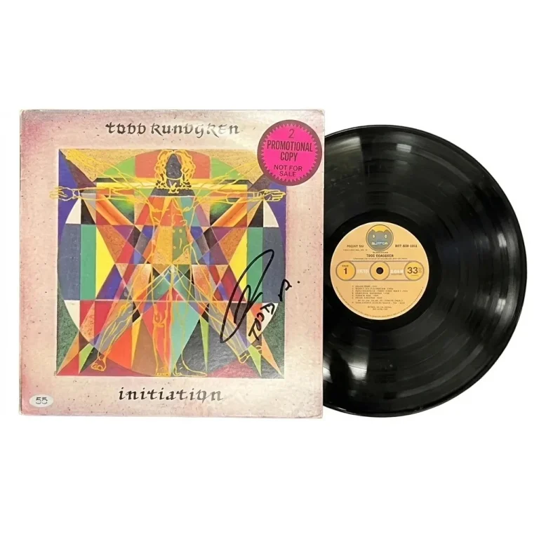 Todd Rundgren Signed Initiation Vinyl PSA Album Autographed