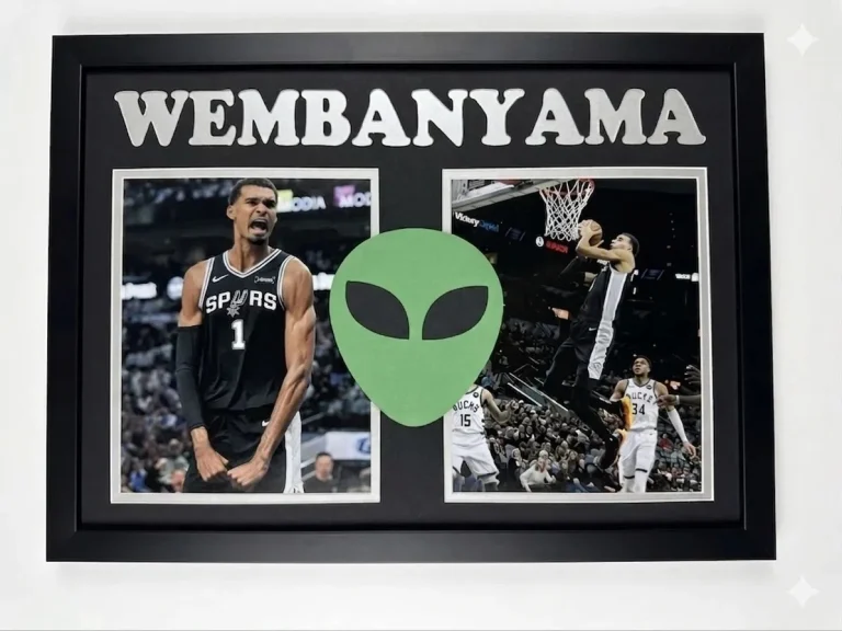 Victor Wembanyama Custom Framed 