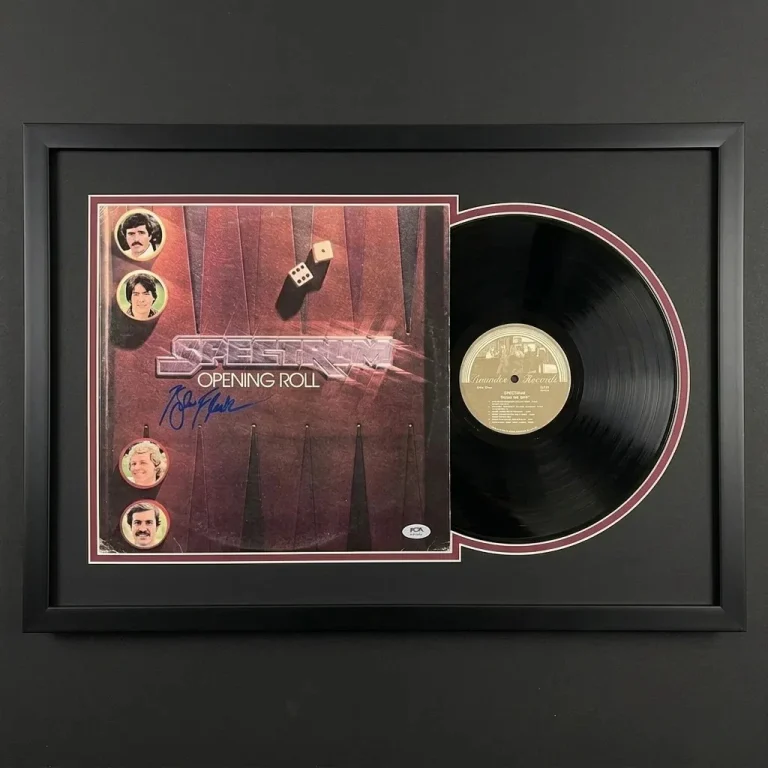 Bela Fleck Signed Opening Roll Custom Framed Vinyl PSA Album autographed