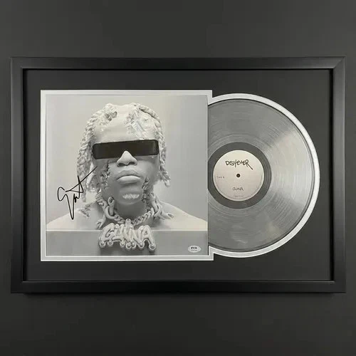 Gunna Signed DS4EVER Custom Framed Vinyl PSA Album autographed