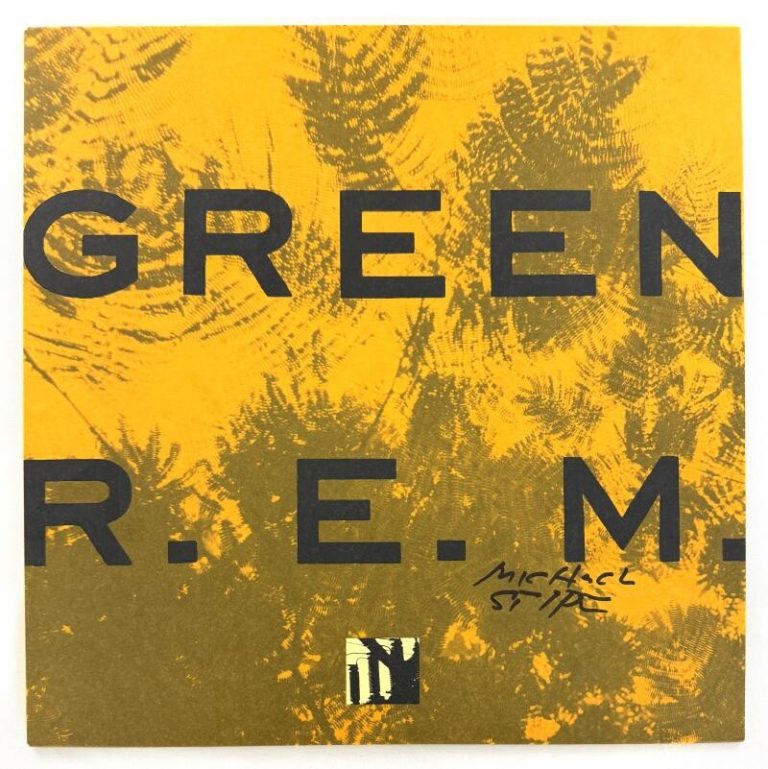 Michael Stipe REM R.E.M. Signed Autograph Green Album Vinyl Record LP