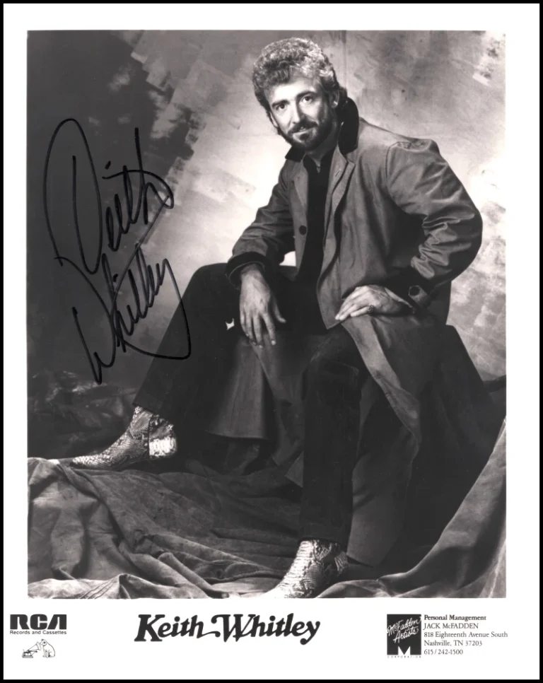 Keith Whitley Signed Autograph 8x10 Photo - Rare Country Music Legend w/ JSA COA