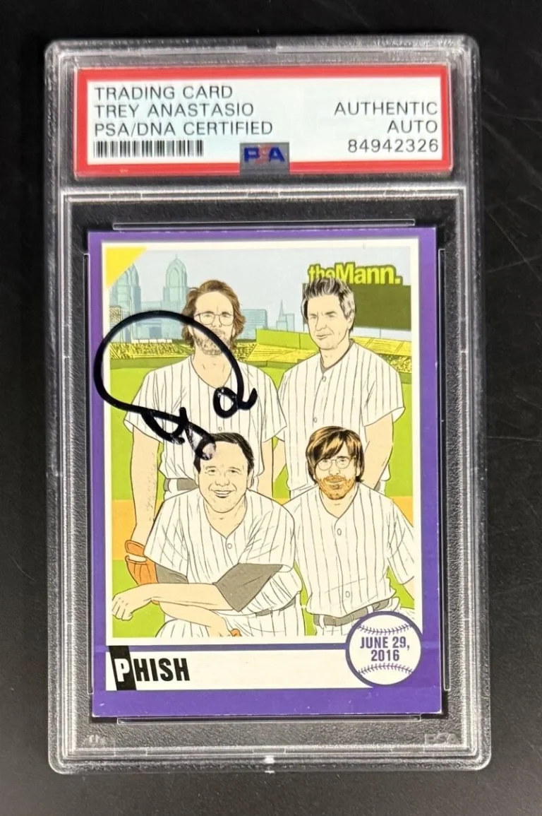 Trey Anastasio Phish Signed Autograph PSA/DNA COA Slab 2016 Mann Trading Card C