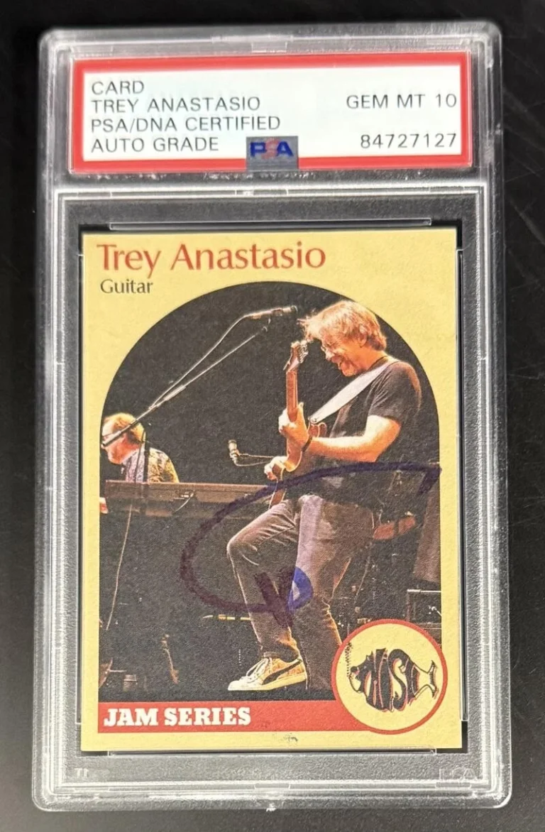 Trey Anastasio Phish Signed Autograph PSA/DNA COA Slab Jam Series MINT 10 Card B