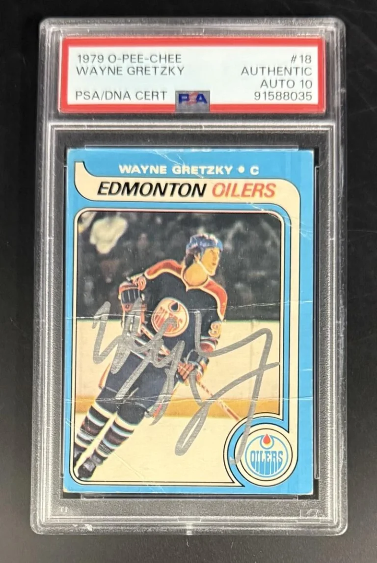 Wayne Gretzky Signed Autograph 1979 O-Pee-Chee Rookie Card PSA/DNA AUTO MINT 10